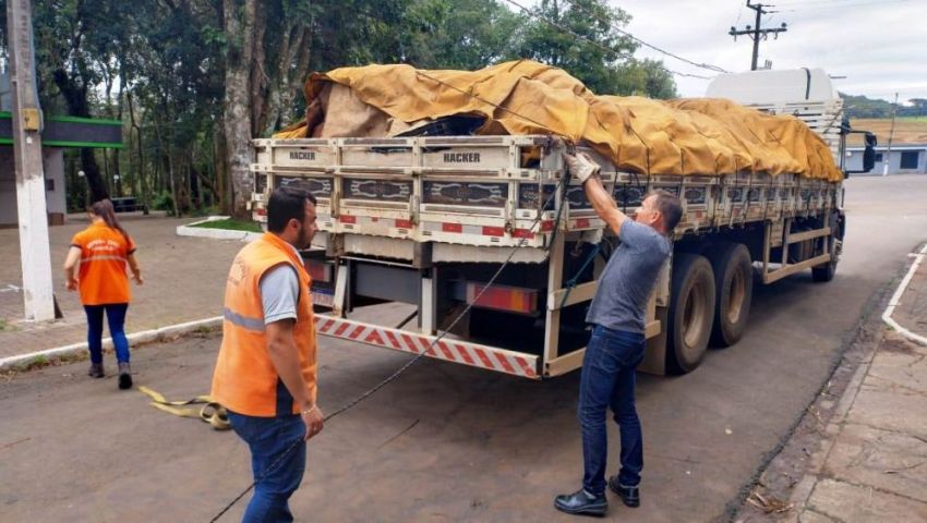 Xanxerê enviará mais de 100 toneladas de donativos nesta sexta-feira ao Rio Grande do Sul