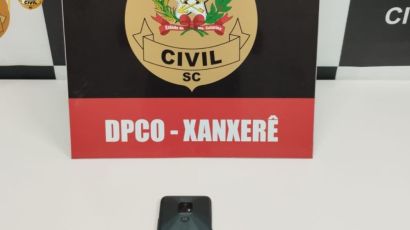 Polícia recupera celular furtado de posto de saúde de Xanxerê 