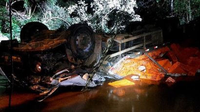 Mais um acidente fatal envolvendo caminhão é registrado em ponte de São Domingos 