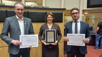 HRSP recebe homenagem na Alesc
