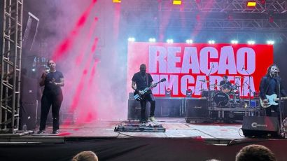 Rock domina a noite na ExpoFemi com shows de Dazaranha e Reação em Cadeia