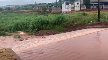Chuva em Xanxerê: prefeito fala sobre as bacias de contenção 