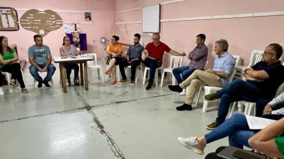 Prefeito de Xanxerê reúne secretariado para reunião com a comunidade do Vista Alegre
