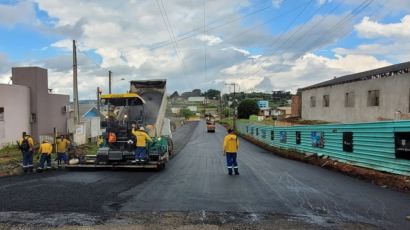 Prefeitura mantém cronograma de pavimentação de ruas de Xanxerê
