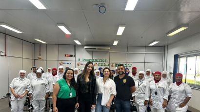 PC de Abelardo Luz palestra sobre enfrentamento à violência para trabalhadoras da Aurora 