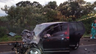 Grave acidente de trânsito é registrado no contorno viário leste de Xanxerê