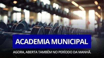 Academia municipal de saúde de São Domingos passa a atender com novo horário