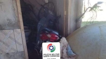 Polícia Militar de Xanxerê localiza motocicleta utilizada em tentativa de homicídio
