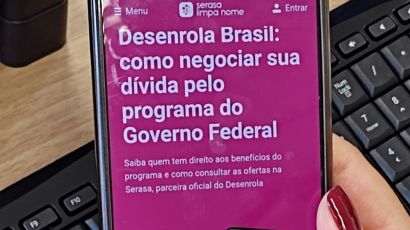 Dívidas do Programa Desenrola podem ser negociadas na plataforma digital da Serasa até maio