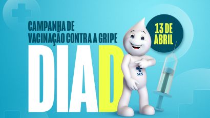 Dia D de vacinação contra a gripe acontece neste sábado (13)