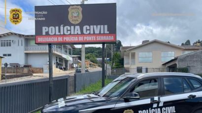 Polícia prende suspeito de furto de caminhão em Ponte Serrada