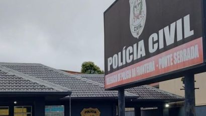 Polícia Civil de Ponte Serrada prende suspeito de descumprimento de medidas protetivas