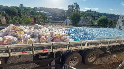 Campanha "Xanxerê Solidária” já arrecadou mais de 20 toneladas em doações