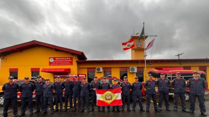 SC envia segunda equipe da  Força-Tarefa do CBMSC para o RS