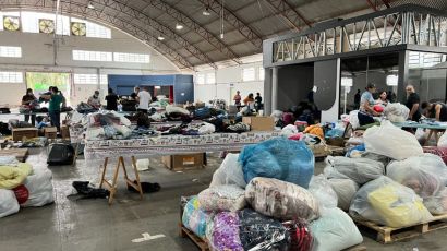 Caminhões com mais 45 toneladas de donativos saíram de Xanxerê com destino ao RS