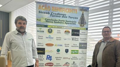 Sicoob Credimoc e Turma das Terças realizam maior ação beneficente de Xanxerê
