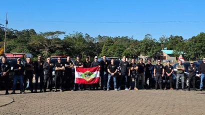 Polícia Civil de SC mobiliza 42 policiais para missão humanitária no Rio Grande do Sul