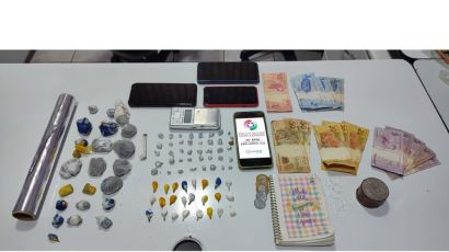 Ação da Polícia Militar de Abelardo Luz prende quatro pessoas por tráfico e posse de drogas