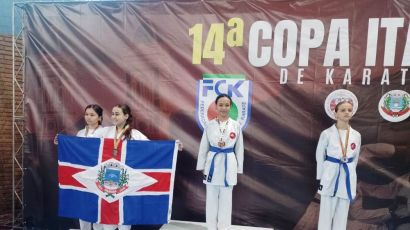 Equipe de Xanxerê conquista excelentes resultados na 14ª Copa Itá de Karatê
