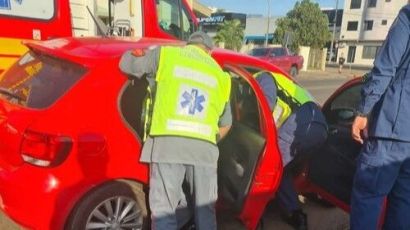 Acidente de trânsito no centro de Xanxerê deixa uma pessoa ferida