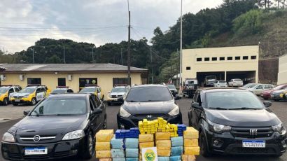 Mais de 500kg de maconha são aprendidos entre Abelardo Luz e Clevelândia 