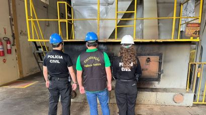 Polícia Civil de Xaxim realiza a incineração de drogas