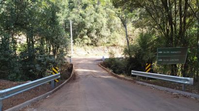 Defensas metálicas são instaladas no interior e no Centro de Xanxerê 