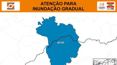 Defesa Civil alerta para o risco de inundações em Xanxerê