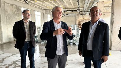 Governador Jorginho Mello visita obra do Centro Integrado de Saúde