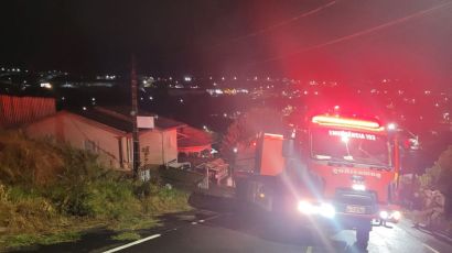 Incêndio atinge barracão de funilaria e chapeação automotiva em Xaxim
