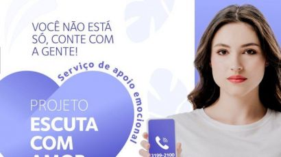 Projeto dá apoio emocional à pessoas afetadas pela pandemia