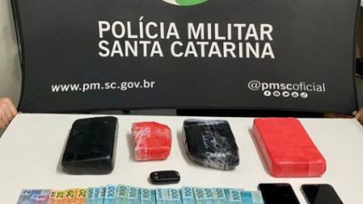 Polícia Militar realiza apreensão de drogas em Ponte Serrada