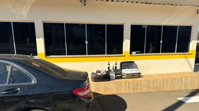 PMRv de Bom Jesus apreende 100 garrafas de vinho em veículo