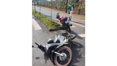 Colisão entre motocicletas deixa três pessoas feridas em Xanxerê