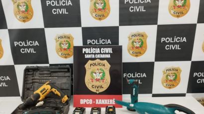 Polícia Civil de Xanxerê recupera objetos furtados