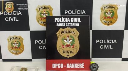 Jovem é preso suspeito de efetuar disparos contra estabelecimento comercial de Xanxerê