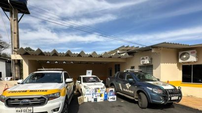 PMRv apreende R$ 25 mil em mercadorias contrabandeadas em Bom Jesus