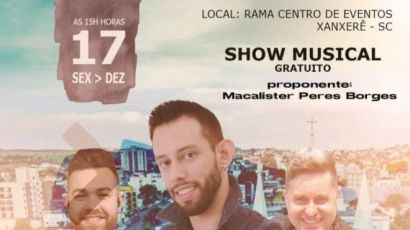 Apresentação Legal acontece nesta sexta (17) em Xanxerê