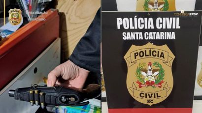 Operação policial em Xanxerê resulta em prisão por posse irregular de arma de fogo e receptação