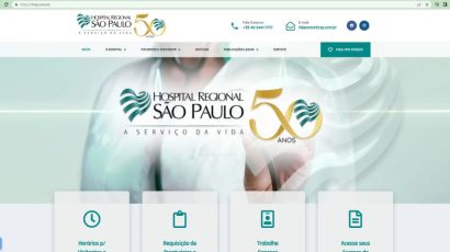 Hospital Regional São Paulo lança novo site