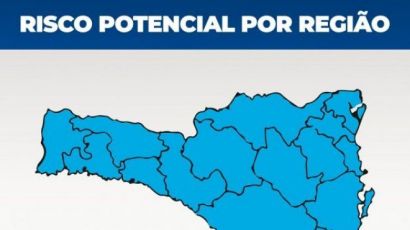 Pela segunda semana consecutiva, Matriz de Risco aponta toda as 17 regiões em nível moderado