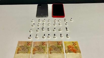 Dupla é presa em Xaxim por tráfico de drogas e embriaguez ao volante