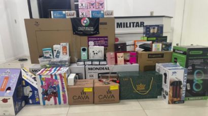 Mercadorias contrabandeadas são apreendidas em Xanxerê