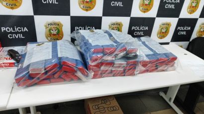 Homem é preso com 60 kg de maconha em Ponte Serrada