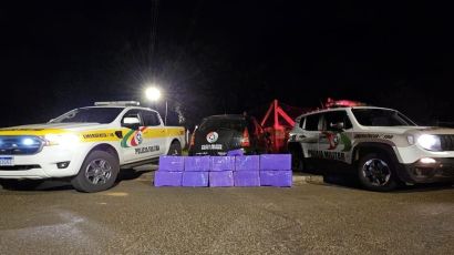 Homem é preso com mais de 200kg de maconha após perseguição policial que terminou em Xanxerê
