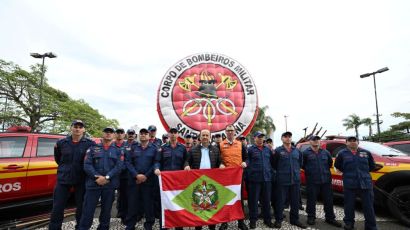 Bombeiros do 14º Batalhão de Xanxerê irão atuar no combate aos incêndios no MS