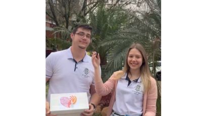 Leo Clube Ômega Xanxerê realiza ação para marcar o Dia Nacional do Voluntariado