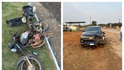 Menina de 13 anos morre em acidente entre carro e moto em Abelardo Luz 