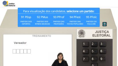 Justiça Eleitoral disponibiliza simulador da Urna Eletrônica 