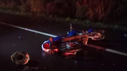 Motociclista morre em acidente registrado na BR-282 em Faxinal dos Guedes